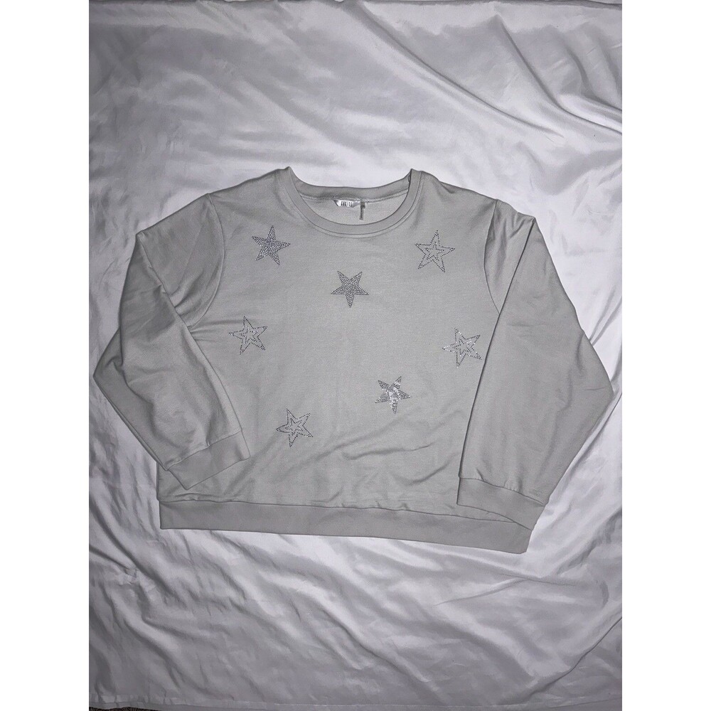 Women’s Lightweight Stars Sweatshirt Size 3XL